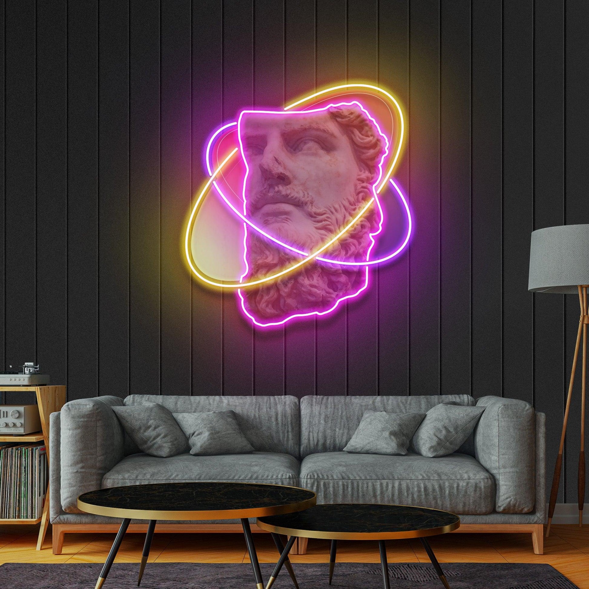 Colorful Sculpture Neon Acrylic Artwork - Neonzastudio