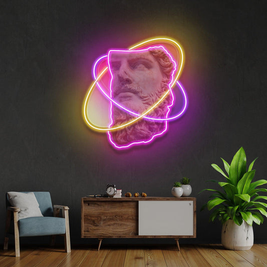 Colorful Sculpture Neon Acrylic Artwork - Neonzastudio