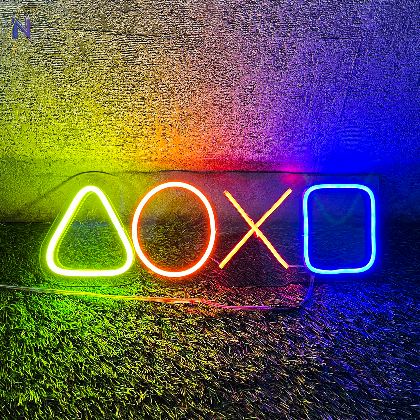 _Gift_Game Button Neon Sign - Neonzastudio