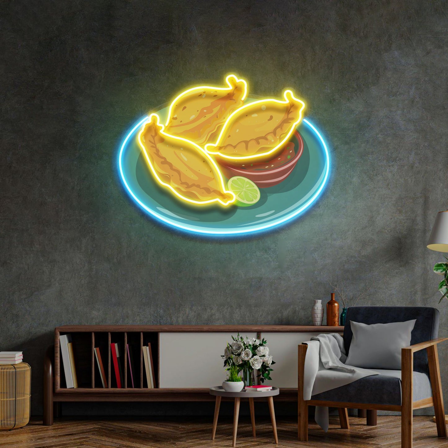 Empanada LED Neon Sign Light Pop Art - Neonzastudio