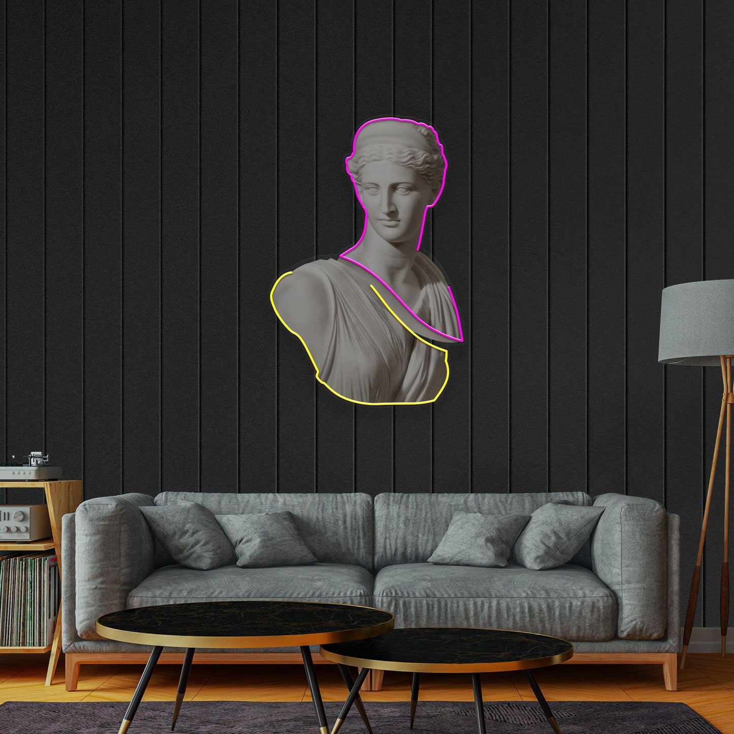 Goddess of Love Neon Acrylic Artwork - Neonzastudio