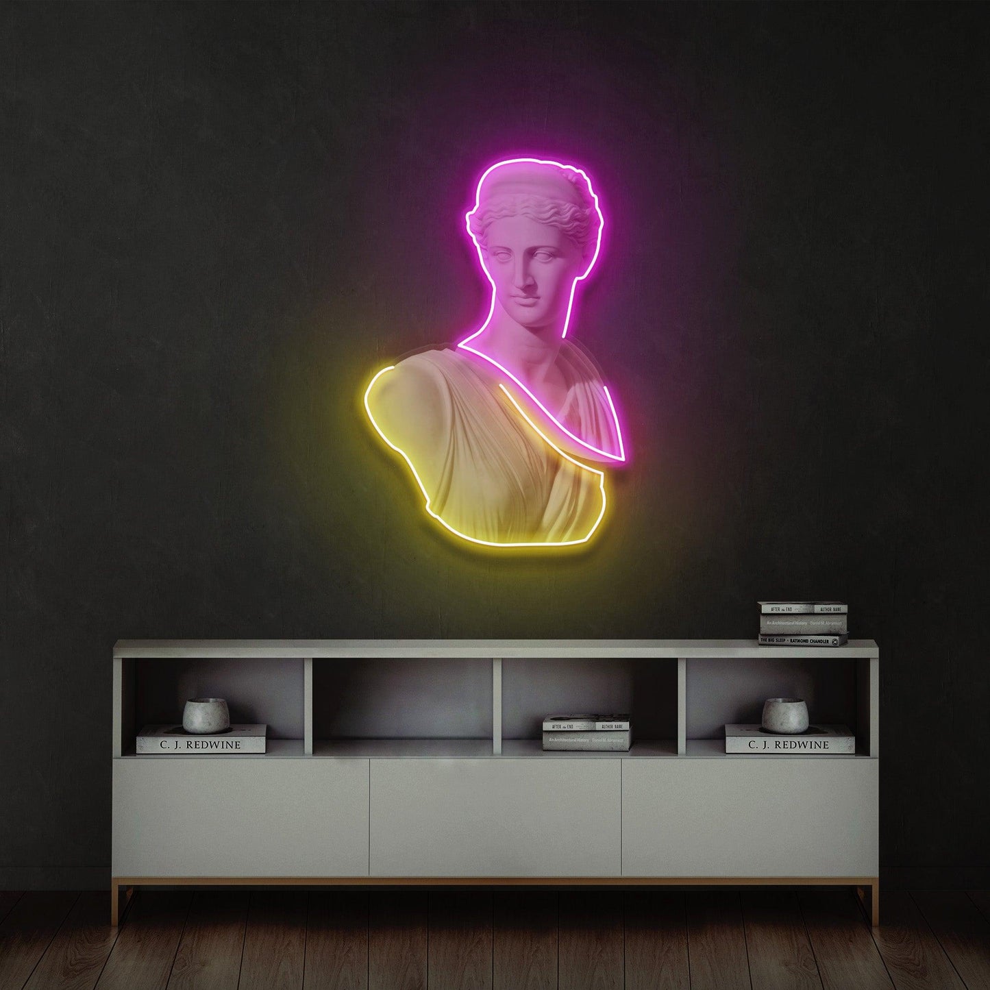Goddess of Love Neon Acrylic Artwork - Neonzastudio