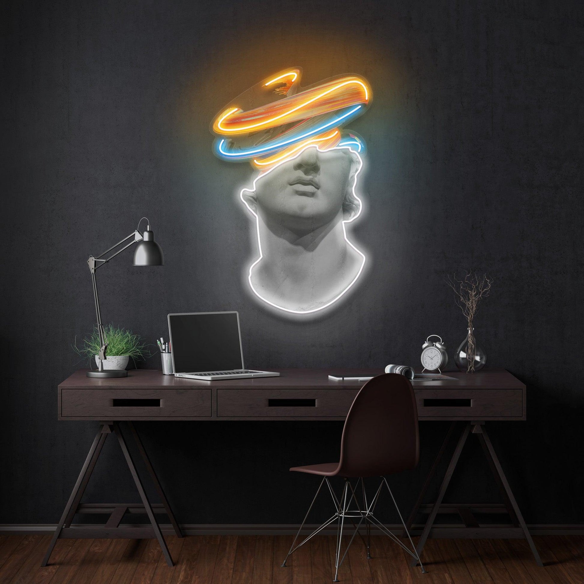 Greek Statue Art Neon Acrylic Artwork - Neonzastudio