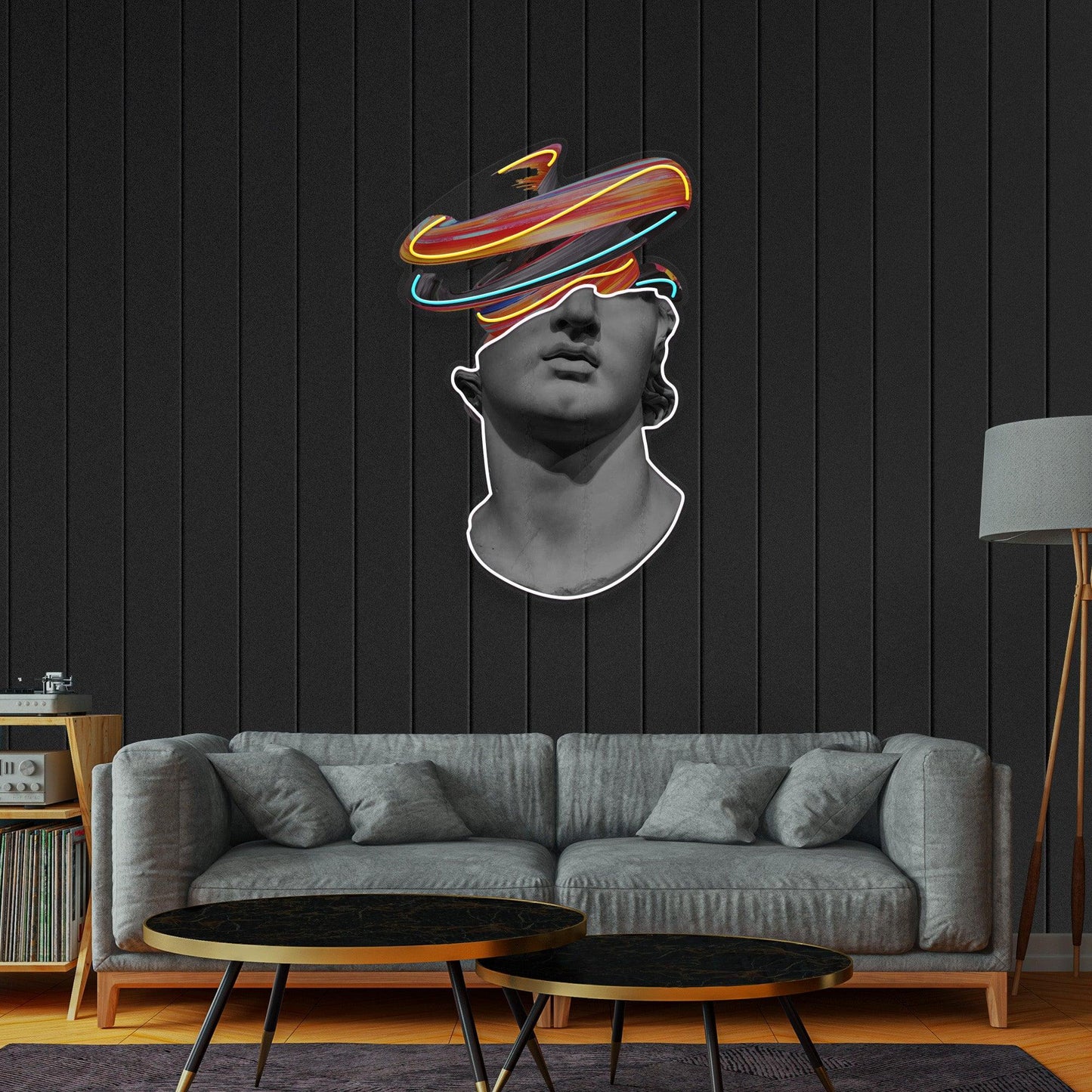 Greek Statue Art Neon Acrylic Artwork - Neonzastudio