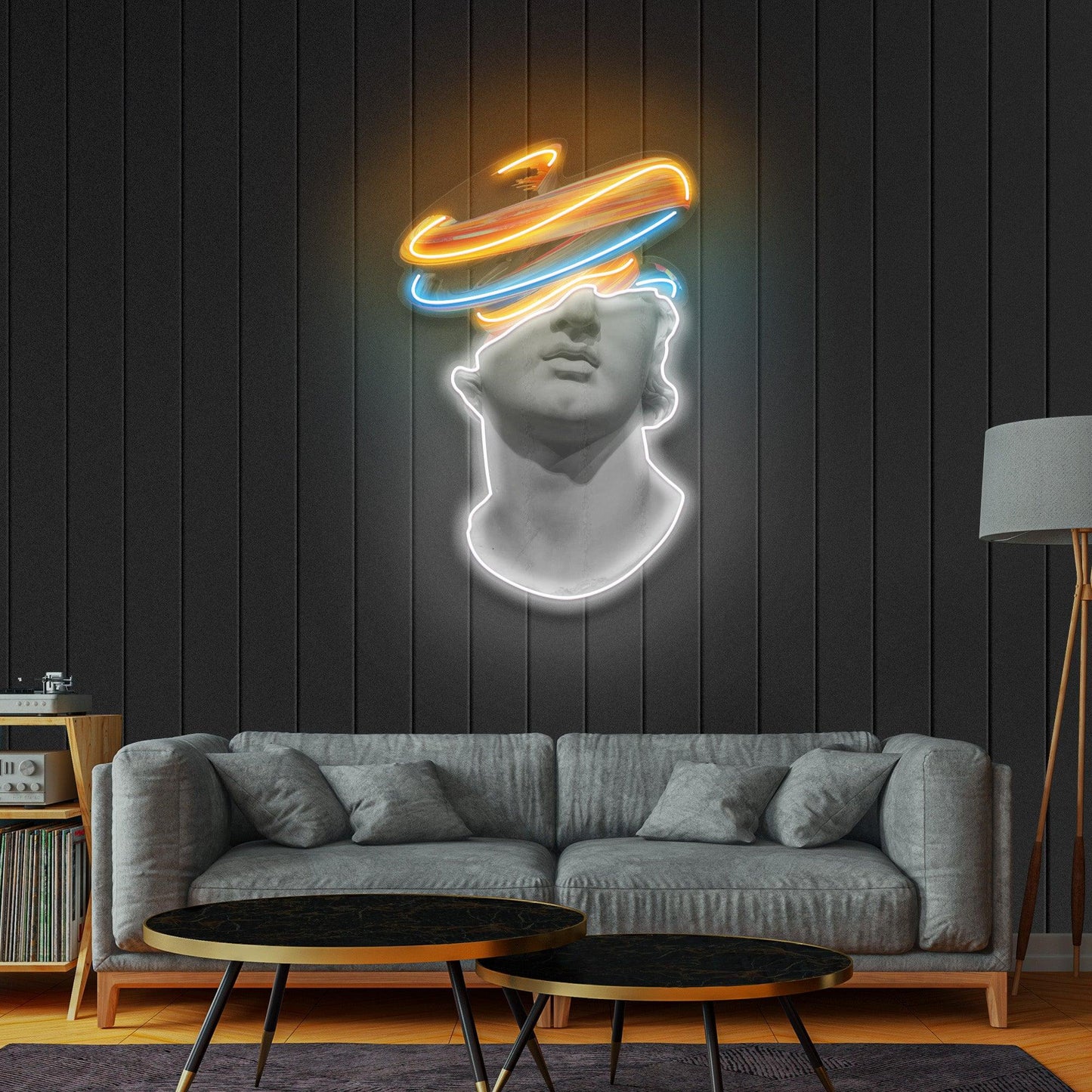Greek Statue Art Neon Acrylic Artwork - Neonzastudio