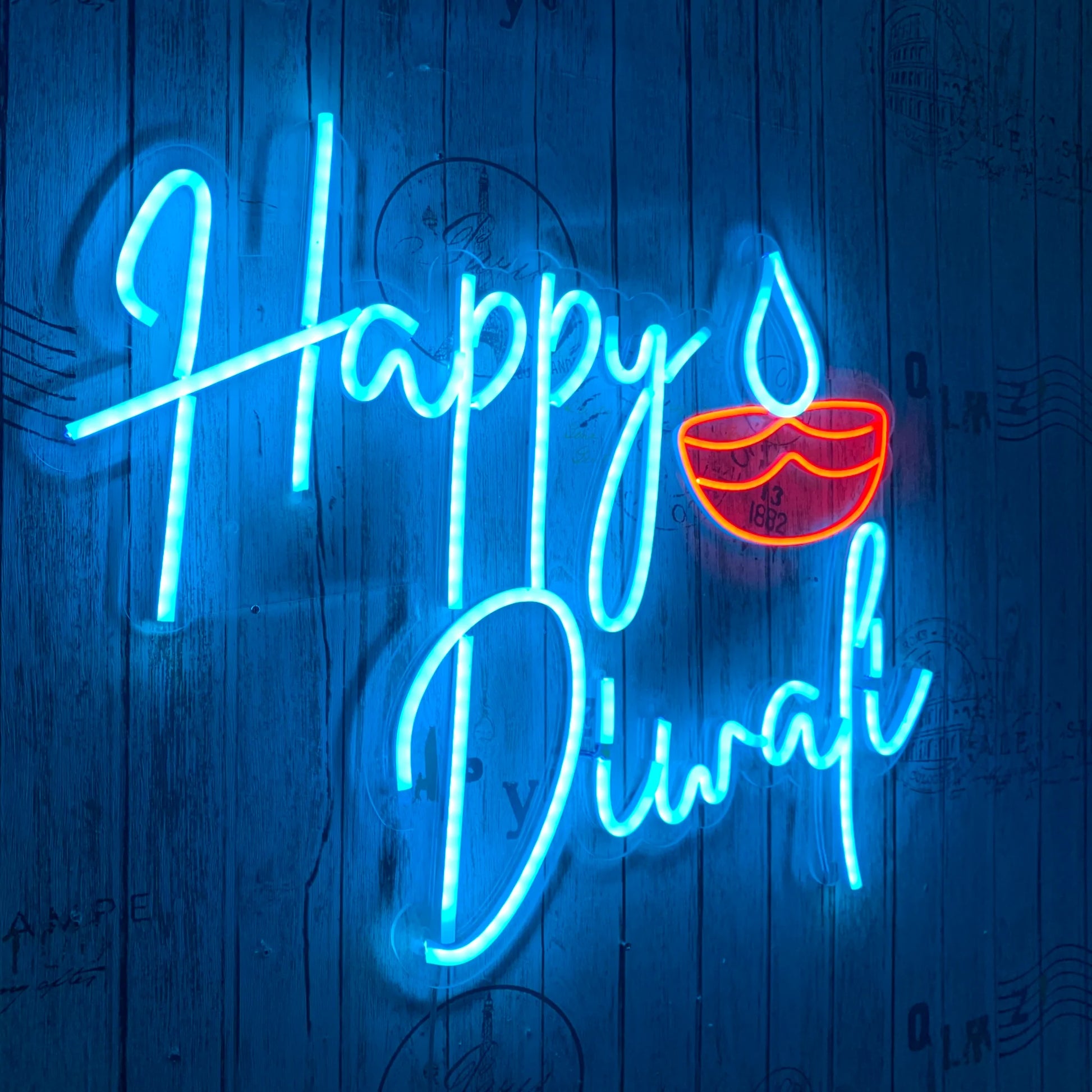 Happy Diwali Neon Sign - Neonzastudio