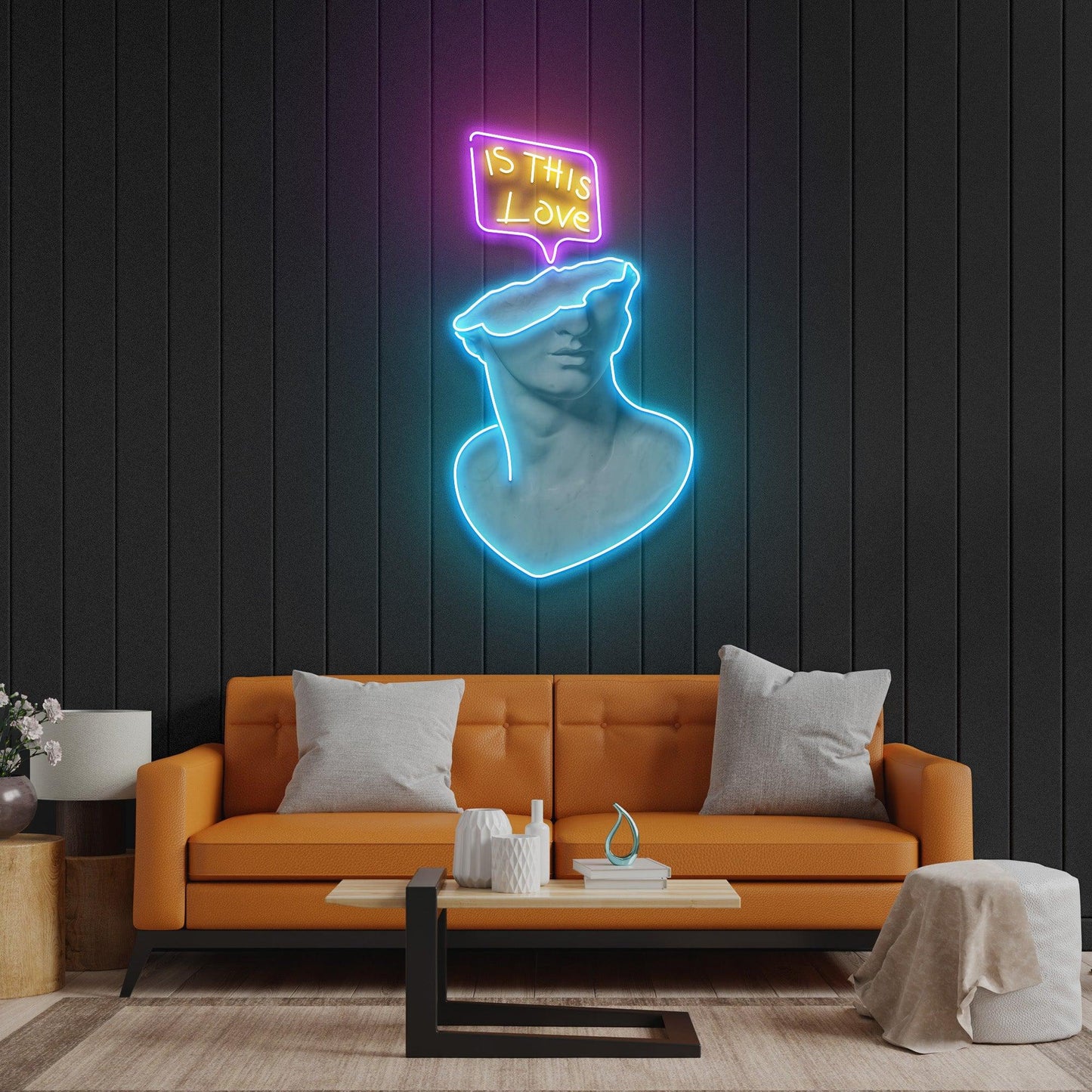 Is This Love Led Neon Acrylic Artwork - Neonzastudio