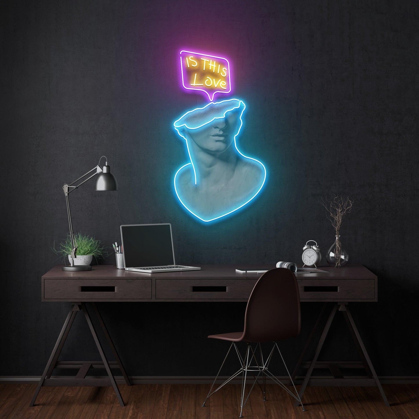 Is This Love Led Neon Acrylic Artwork - Neonzastudio