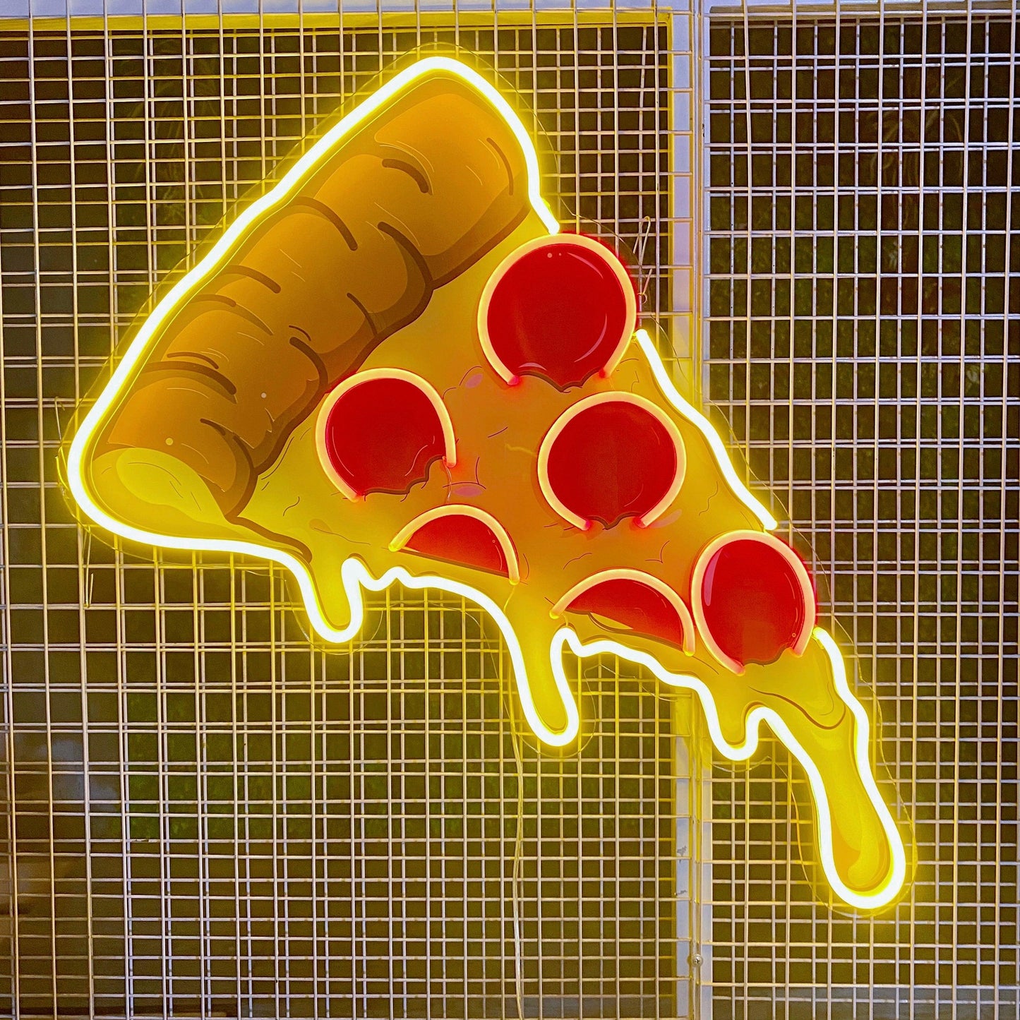 Pizza Neon Sign - Acrylic Artwork - Neonzastudio