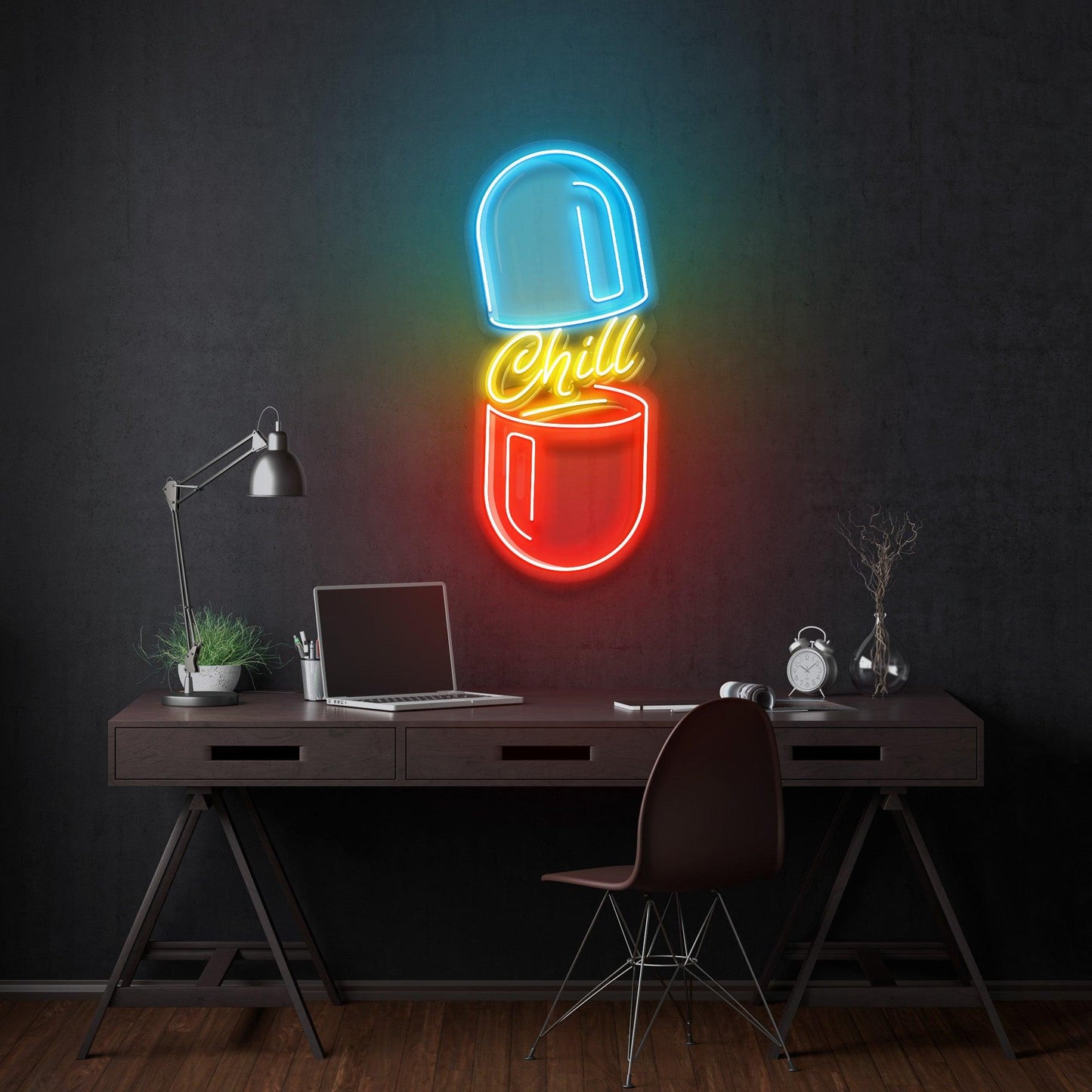 The Chill Pill Led Neon Acrylic Artwork - Neonzastudio