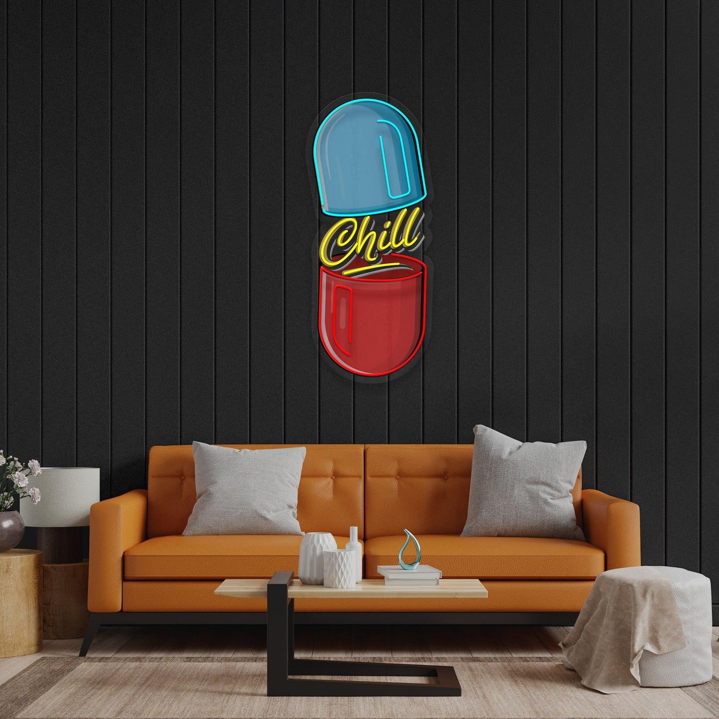 The Chill Pill Led Neon Acrylic Artwork - Neonzastudio