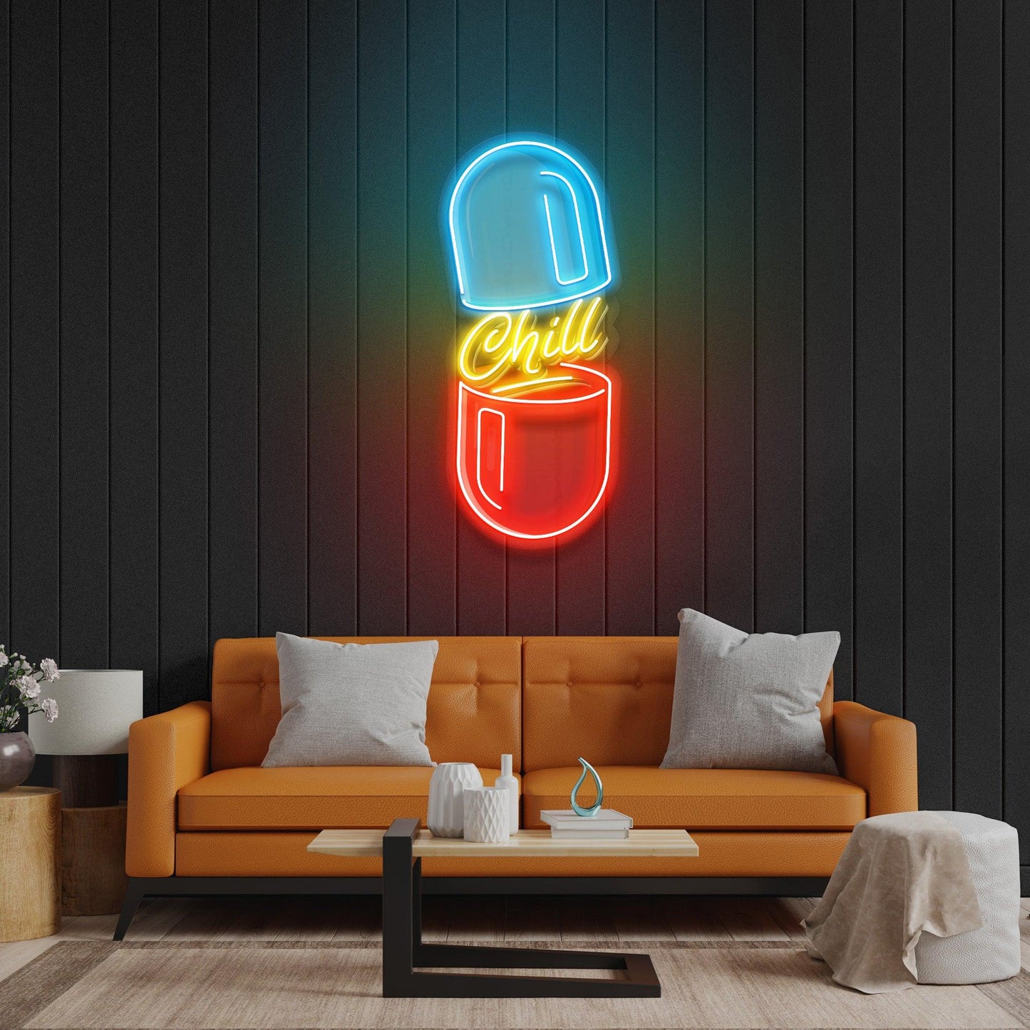 The Chill Pill Led Neon Acrylic Artwork - Neonzastudio