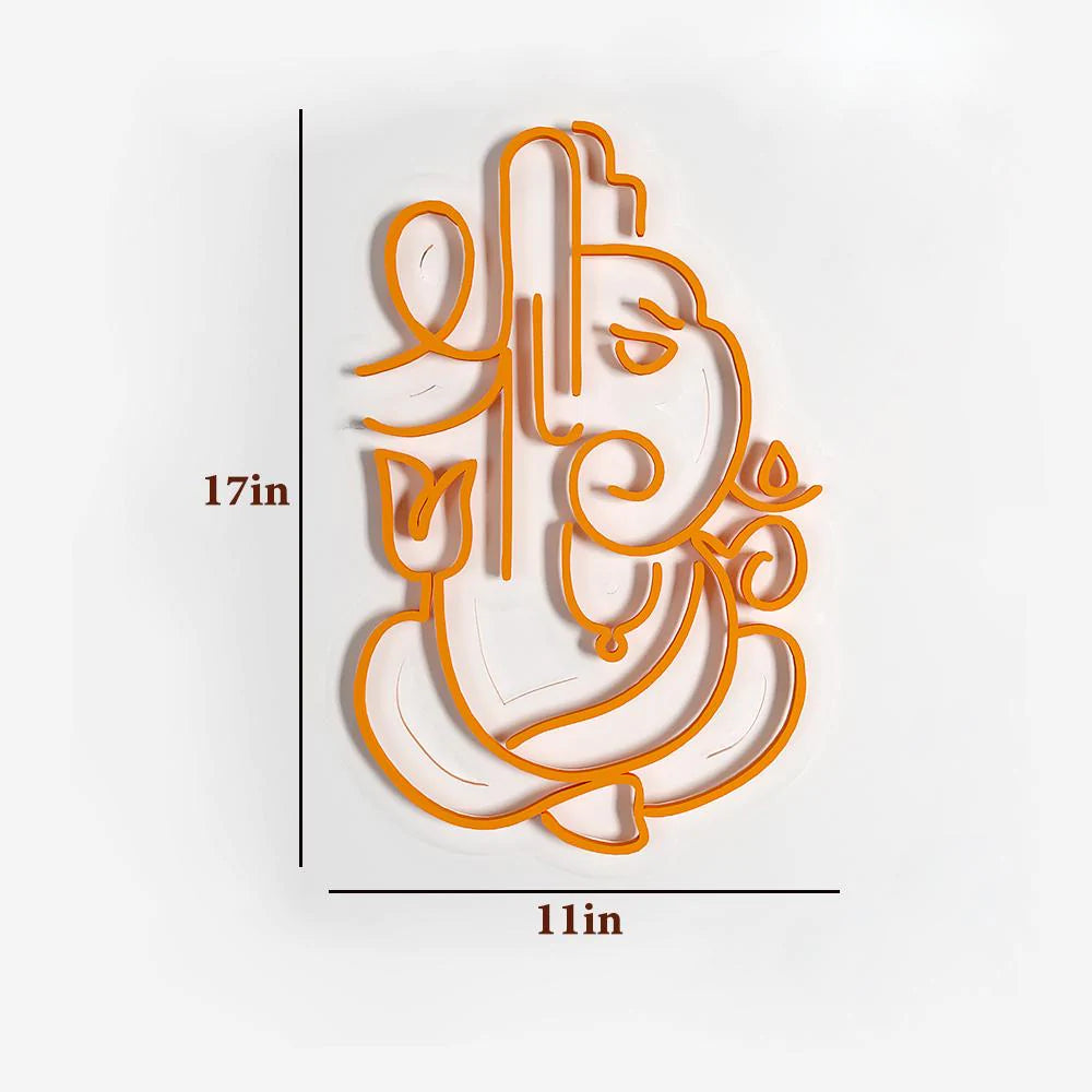 Shree Ganesha Neon LED Light - Neonzastudio