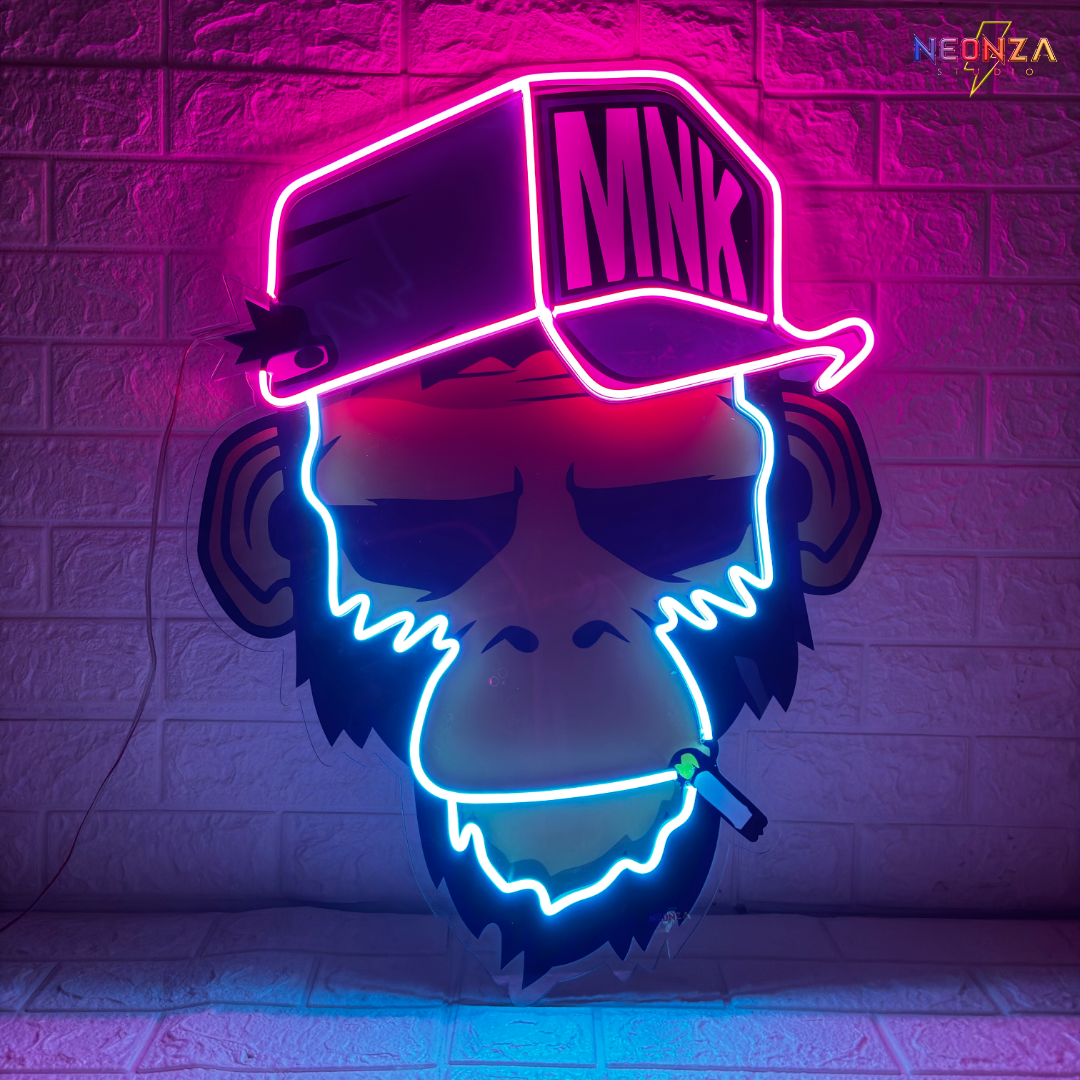 Spoiled Monkey Led Neon Acrylic Artwork