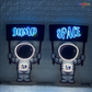 Astronaut Board Artwork Led Neon Sign Light