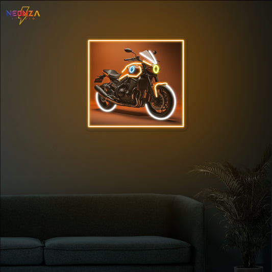 Aesthetic Riding-Cool-Motorcycle Neon sign Artwork