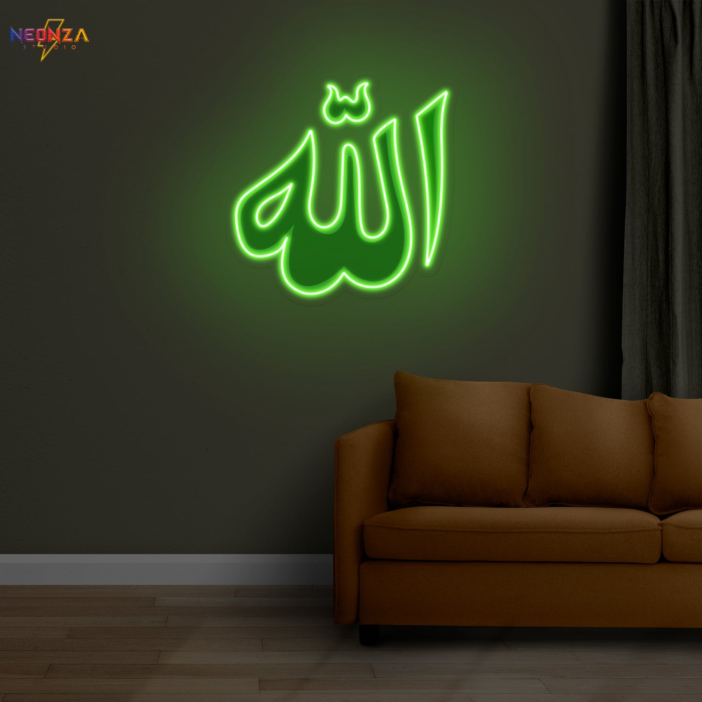 Allah Symbol Neonsign Artwork