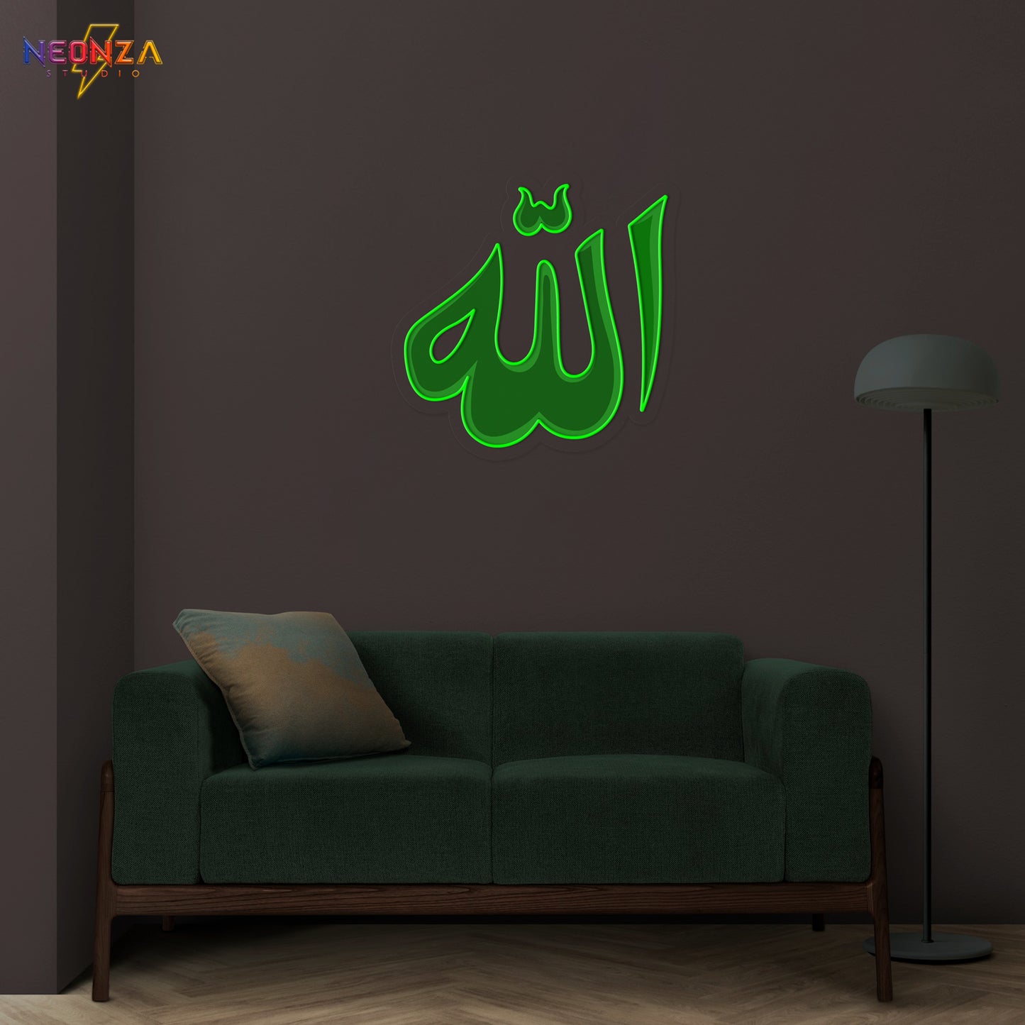 Allah Symbol Neonsign Artwork