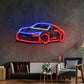 Modern Sports Car LED Neon Sign Light Pop Art
