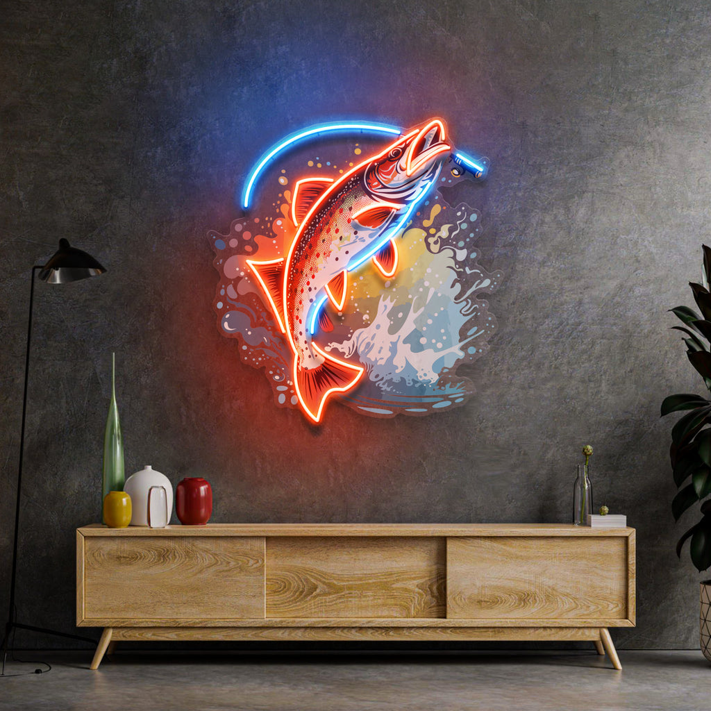 Beautiful Fish Pictures LED Neon Sign Light Pop Art