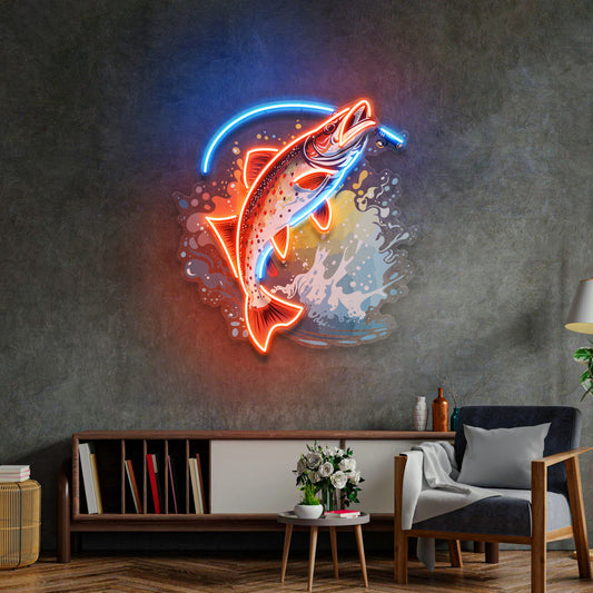 Beautiful Fish Pictures LED Neon Sign Light Pop Art