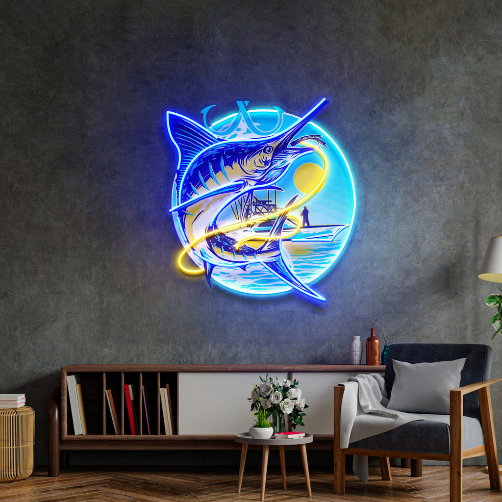Blend with The Ocean Waves LED Neon Sign Light Pop Art