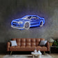 Blue Sport Car LED Neon Sign Light Pop Art
