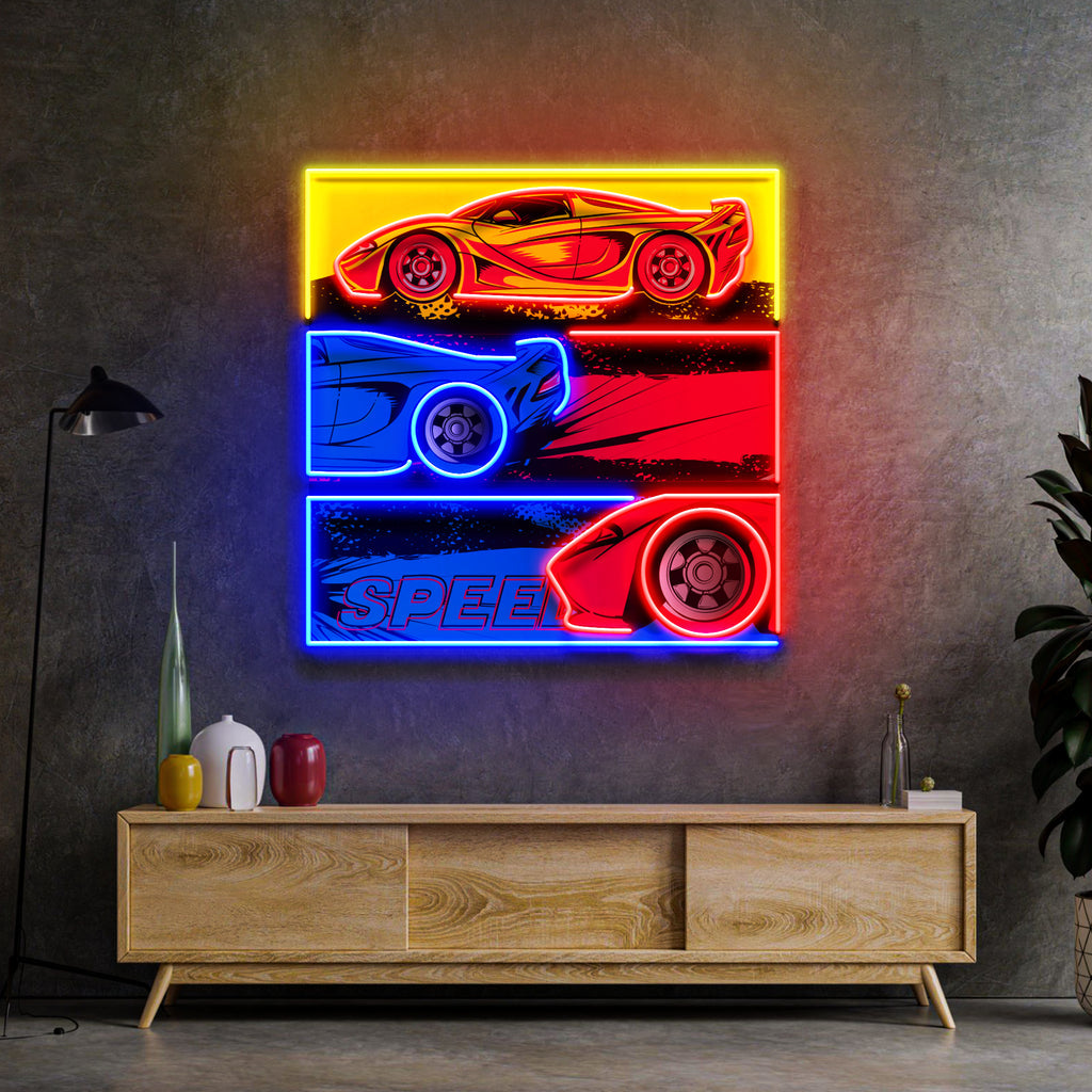 Born To Race LED Neon Sign Light Pop Art