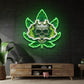 Cannabis Skull LED Neon Sign Light Pop Art