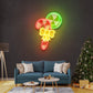 Christmas Candy Cane Led Neon Sign Light