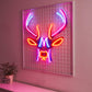 Decorative Deer LED Neon Sign Light Pop Art