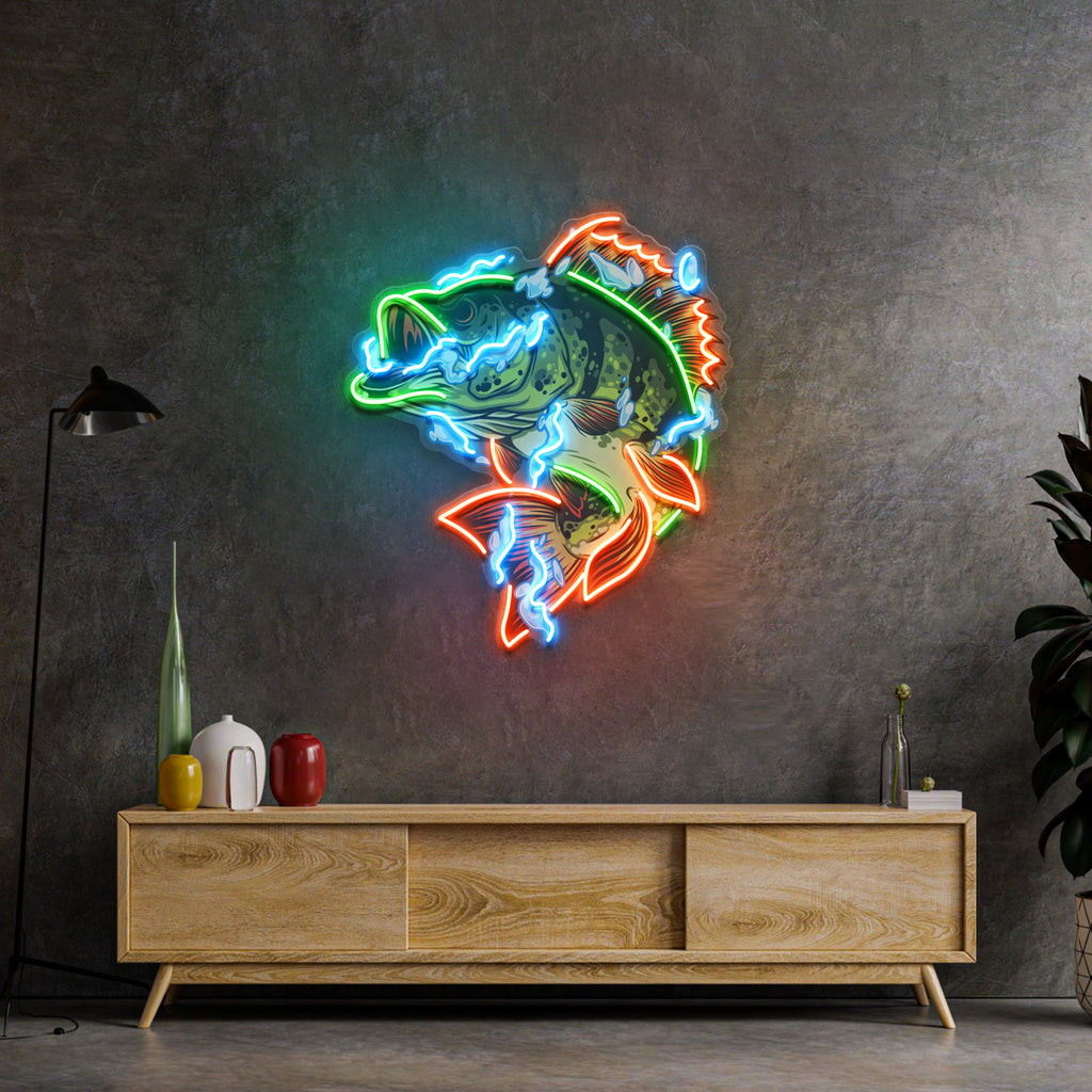 Fish Art LED Neon Sign Light Pop Art – Neonzastudio