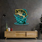 Fish Relax With Water LED Neon Sign Light Pop Art