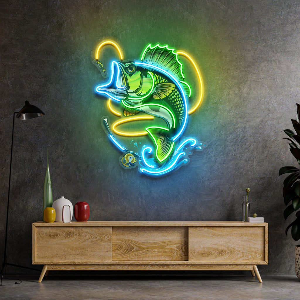 Fishing Easy LED Neon Sign Light Pop Art