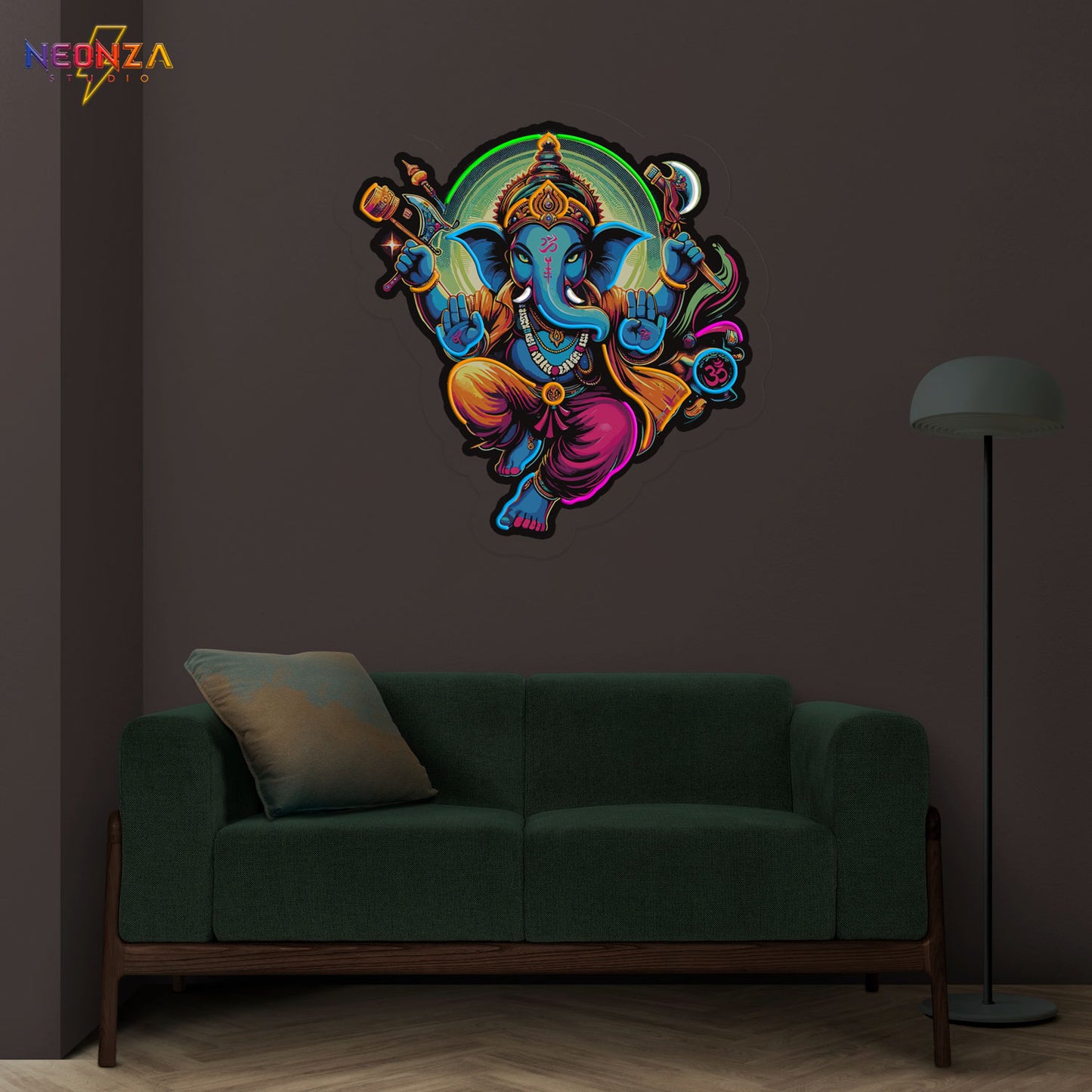 Lord Ganesh Neon Sign Artwork