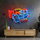 Off Road Truck With Hot Power Extreme LED Neon Sign Light Pop Art