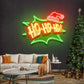 Santa Laughing Art Work Led Neon Sign Light