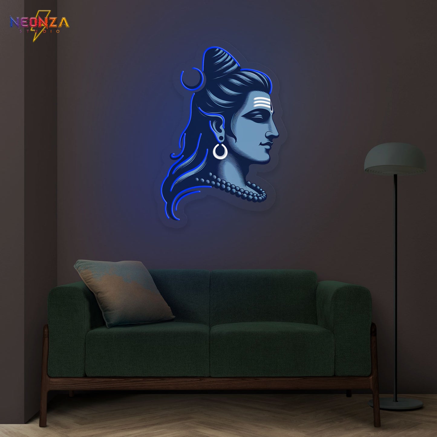 Lord Shiva Neon Sign Artwork
