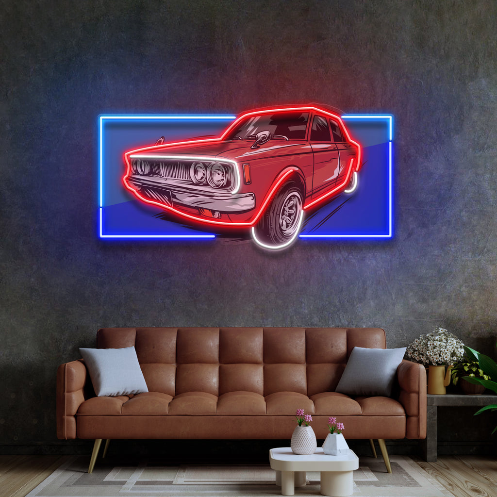 Vintage Old Car LED Neon Sign Light Pop Art