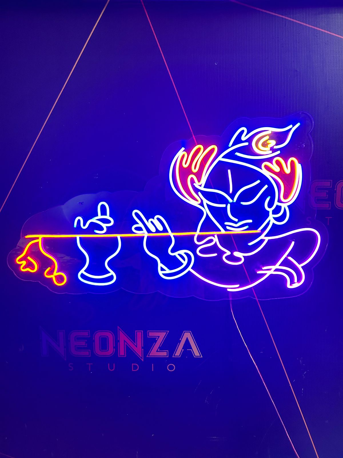 Hare Krishna Neon Sign - Neonzastudio