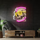 Cigarette Skull LED Neon Sign Light Pop Art