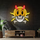 Emoji Hat Skull LED Neon Sign Light Pop Art