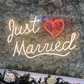 Just Married Neon Sign - Neonzastudio
