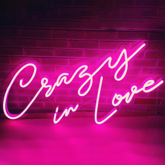 Crazy In Love Neon Sign - Neonzastudio