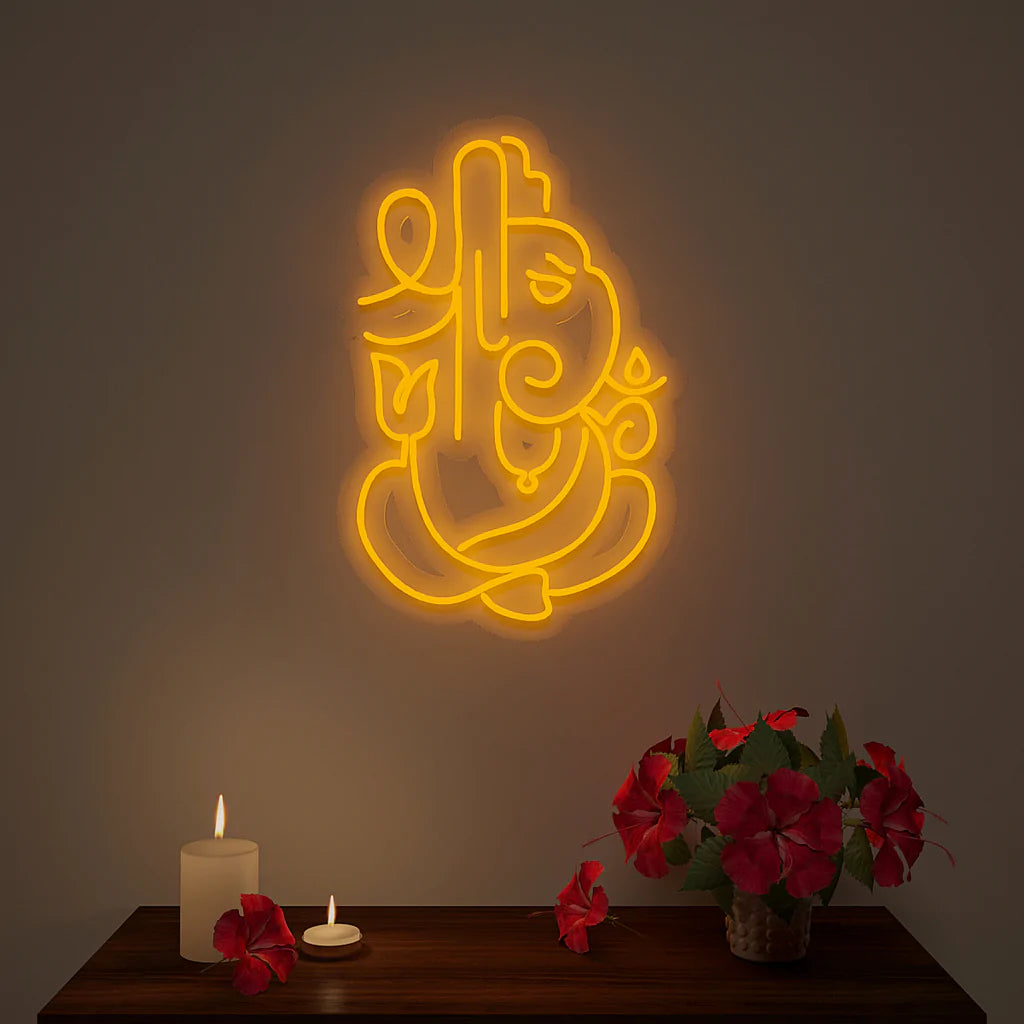 Shree Ganesha Neon LED Light - Neonzastudio