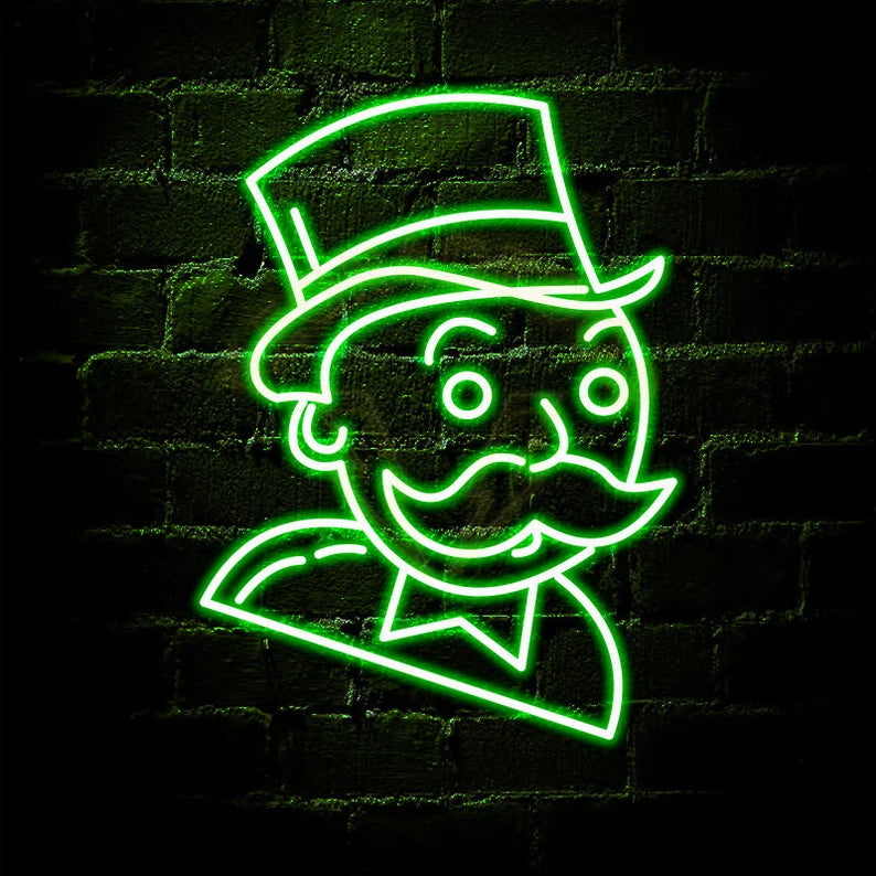 Buy Mr.Monopoly Neon Sign – Neonzastudio