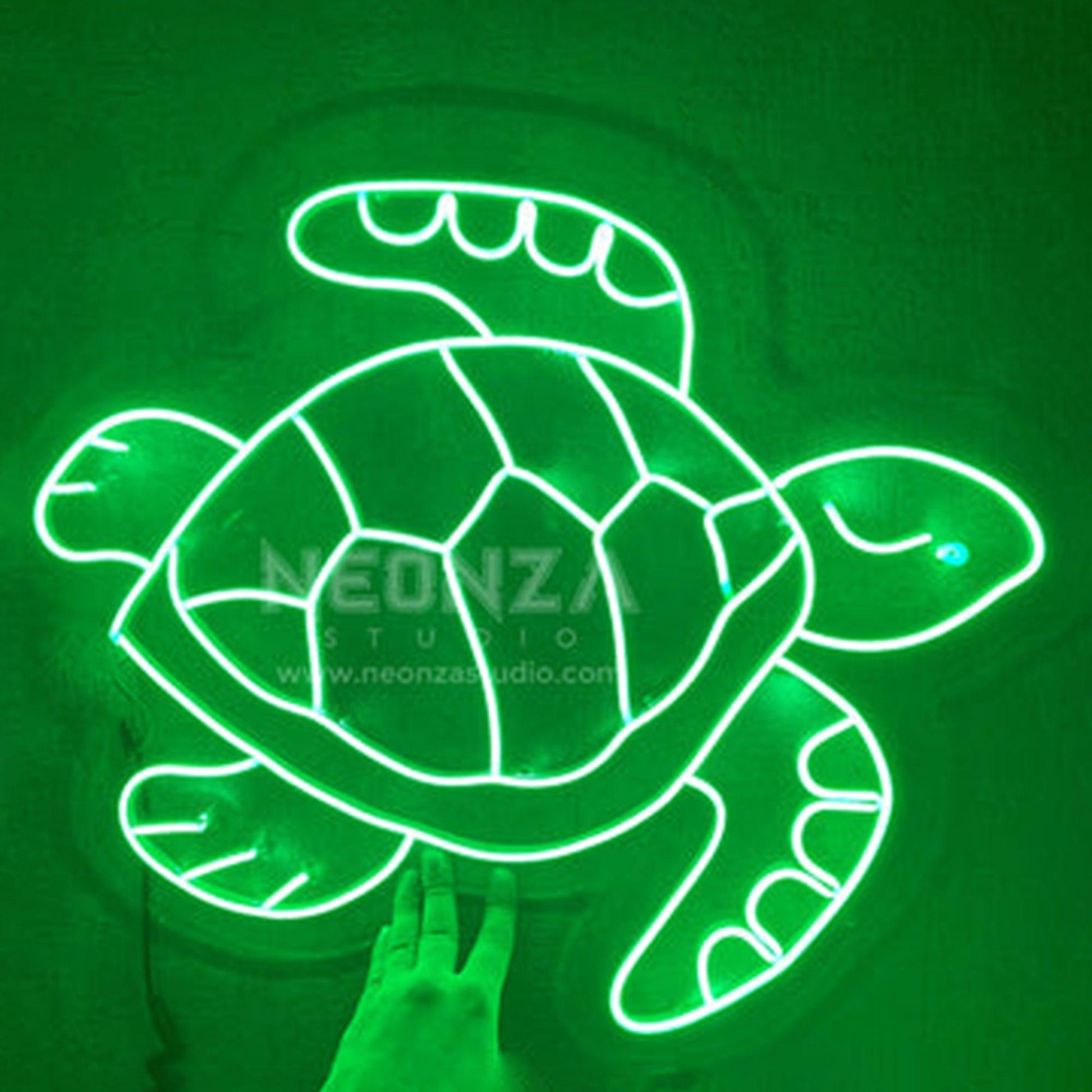 turtle-green-neon-sign