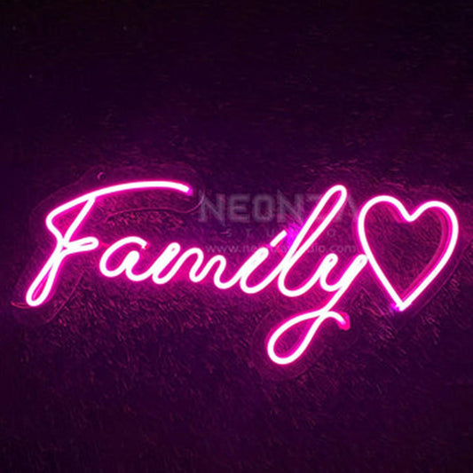 family-neon-sign