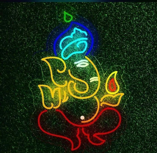 Diwali Ganesh ji neon Sign - Neonzastudio