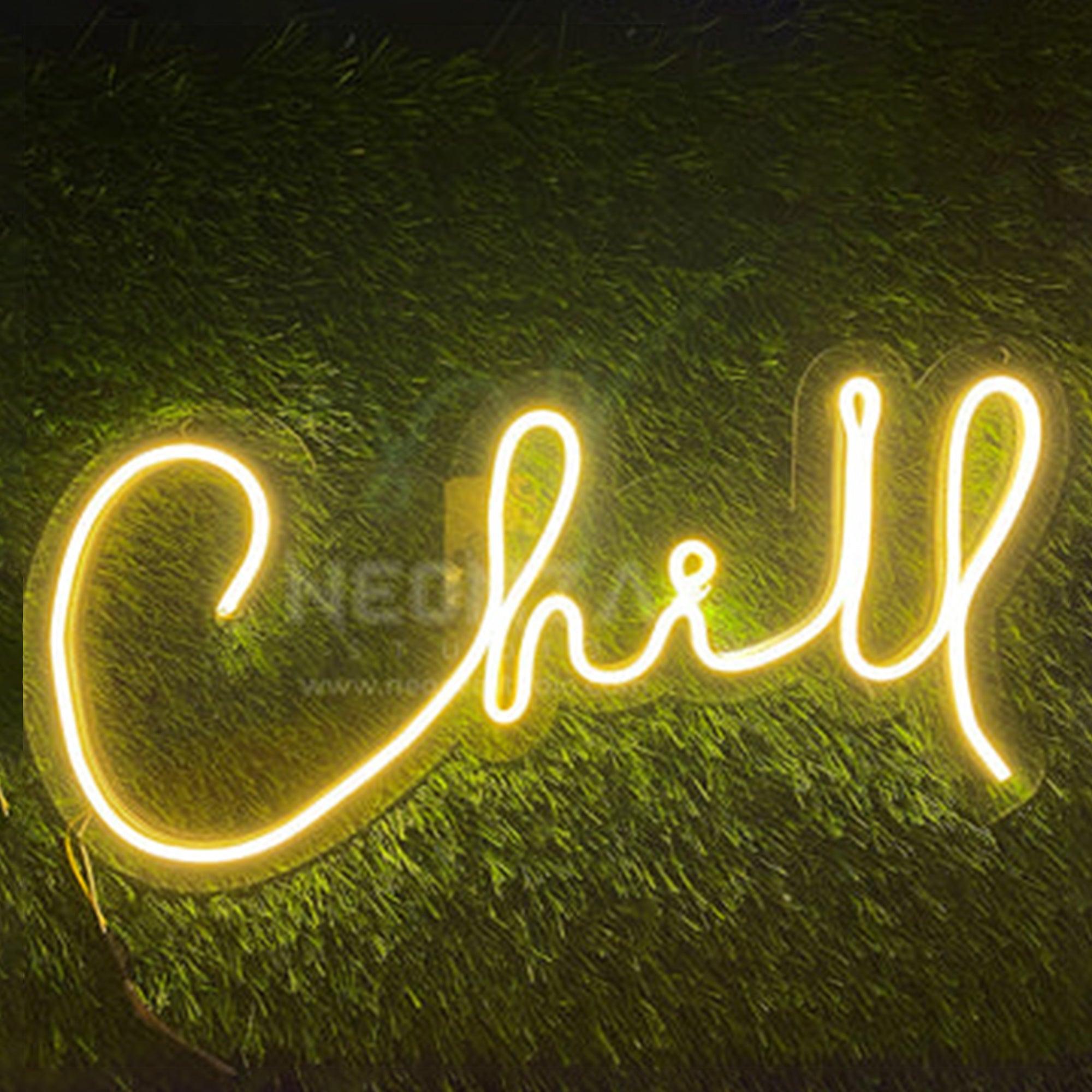 Buy Chill Neon Sign Online India – Neonzastudio
